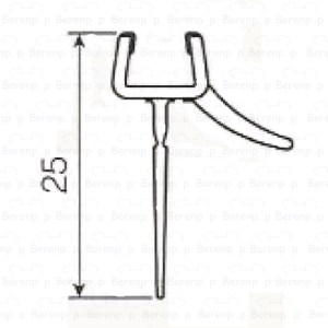 Artweger Highline+ 4PZ208 lekstrip set 2 horizontaal