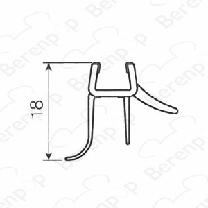 Artweger Twistline 5TZ205 lekstrip set 1 horizontaal