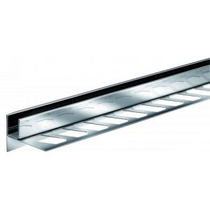 Blanke Aqua Keil Glas 1932856148R glas afsluitprofiel 1480x42mm rechts mat zwart