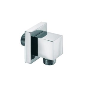 Bossini V00240 wandaansluitbocht chroom (OUTLET)