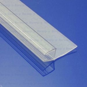 Exa-Lent Universal DS431005 gehoekt helder doucheprofiel 1 flap 100cm - 5mm