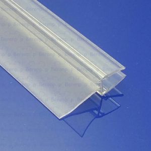 Exa-Lent Universal DS051006 - G06207100 helder doucheprofiel 1 flap 1 flapje 100cm - 6mm
