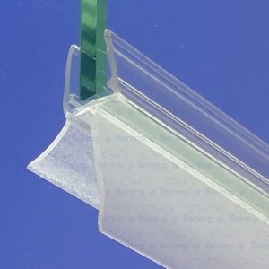 Exa-Lent Universal DS051006 - G06207100 helder doucheprofiel 1 flap 1 flapje 100cm - 6mm