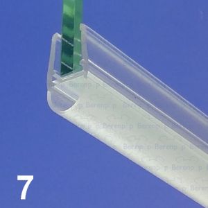 Exa-Lent Universal DS071006 - G06057007100 helder doucheprofiel 1 balgje van 7mm (bolletje) 100cm - 6mm