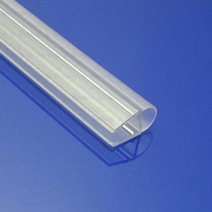 Exa-Lent Universal monsterstukje doucherubber type DS07 - 2cm lengte en geschikt voor glasdikte 8mm - 1 balgje van 7mm (bolletje)