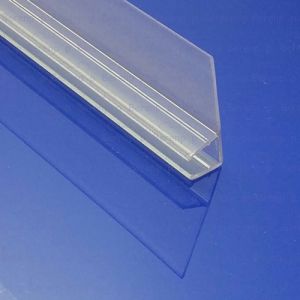 Exa-Lent Universal DS0910010 - G10014100 helder doucheprofiel 1 flap horizontaal 100cm - 10mm