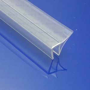 San4U ProfileDay monsterstukje doucherubber type DS11 - 2cm lengte en geschikt voor glasdikte 6mm - 3 flapjes