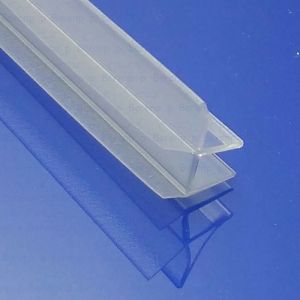 San4U ProfileDay monsterstukje doucherubber type DS12 - 2cm lengte en geschikt voor glasdikte 8mm - 3 flapjes