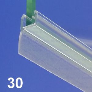 Exa-Lent Universal DS302006 - G06046200 helder doucheprofiel 1 flap (van 11mm) 200cm - 6mm