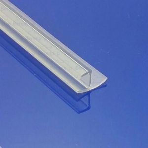 Exa-Lent Universal DS311008 - G08048100 helder doucheprofiel 1 flap (van 11mm) 100cm - 8mm