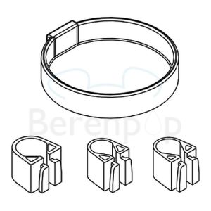 Damixa 2390500 zeepschaal voor glijstang chroom
