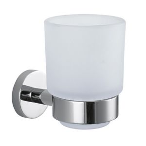 Decor Walther Basic 0530900 BA WMG glashouder wit gesatineerd glas/ chroom