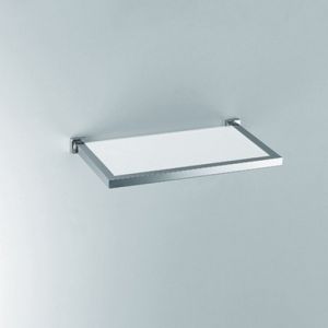Decor Walther Bloque/ Corner 0560800 CO GLA30 planchet 300mm wit gesatineerd glas/ chroom