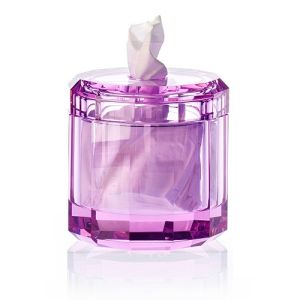Decor Walther Crystal 0931580 KR KB tissuebox Violet Crystal