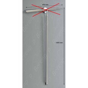 Decor Walther 0008268 reserve stang voor de Quick XL Long vloerwisser chroom (OUTLET)