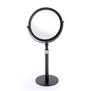 Decor Walther 0101060 SP13V vergrootspiegel 1x en 5x mat zwart/ chroom