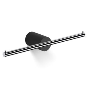 Decor Walther 0974964 Stone TPH2 toiletrolhouder mat zwart/ chroom