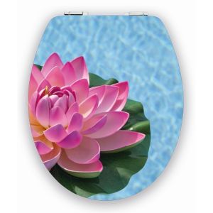 Diaqua Brillant 31171701 toiletzitting met deksel shiny motief Lotus