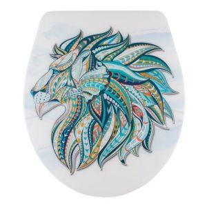 Diaqua Nancy 31171354 toiletzitting met deksel shiny motief Lion