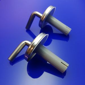 Duravit Duraplus Compact 0061181000 scharnierset voor toiletzitting Duraplus Compact 006681