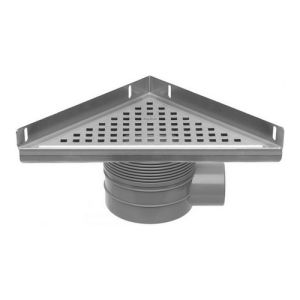 Easy Drain Aqua Plus Delta F EDMDE doucheput 24x24cm zijuitloop