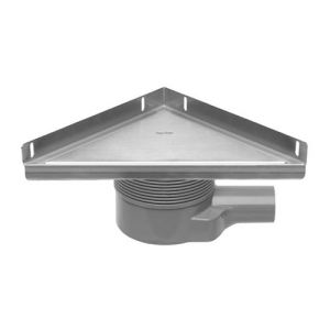 Easy Drain Aqua Plus Delta F EDMZDEMSI6 doucheput 24x24cm zijuitloop