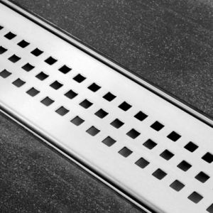 Easy Drain Multi Designdelen EDCAR1000M Carré-7 rooster 100 cm RVS