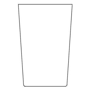 Emco Classic 041500090 borstelglas gesatineerd