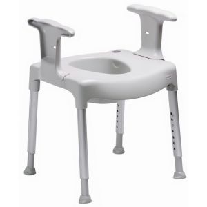 Etac Swift 81702020 vrijstaande toiletverhoger grijs