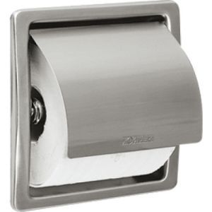 Franke Stratos STRX673E toiletrolhouder met deksel inbouw RVS