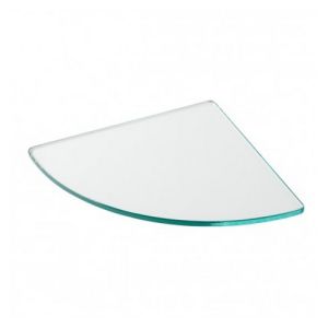Geesa Luna 3021 glasplaat hoekplanchet helder glas