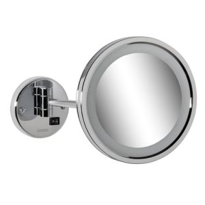 Geesa Mirror Cosmetic 1088 vergrootspiegel 3x met LED verlichting chroom