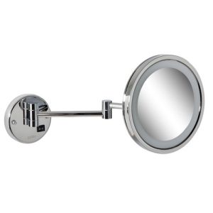Geesa Mirror Cosmetic 1093 vergrootspiegel 3x met LED verlichting chroom