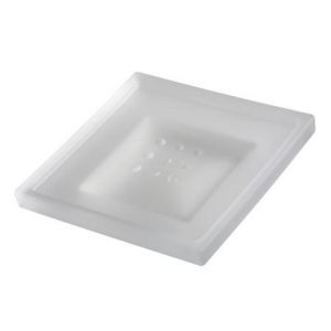 Geesa Modern Art 224601 zeepschaal gesatineerd glas