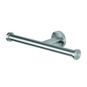 Geesa Nemox Stainless Steel 651805 dubbele toiletrolhouder RVS geborsteld
