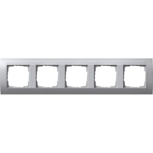 Gira 021536 Event afdekraam 5-voudig aluminium (OUTLET)