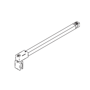 HSK Atelier E78340 stabilisatiesteun 120 cm chroom *niet meer leverbaar*