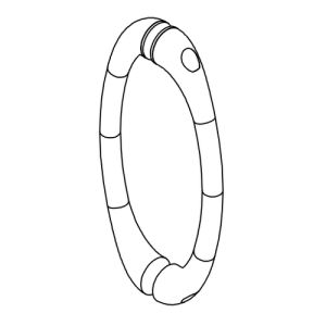 HSK E100140-4-41 beugelgreep chroom