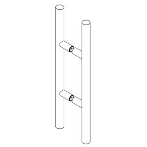 HSK E100140-6-41 greep groot chroom