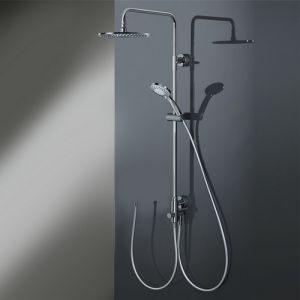 HSK RS 200 rond 1006000 showerset zonder kraan chroom