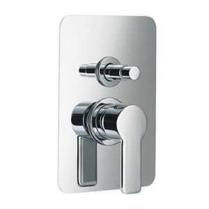 HSK Shower & Co! 1180039 inbouw bad-/douchekraan Softcube met omstelling (2 uitgangen) chroom (OUTLET)