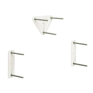 Handicare (Linido) LI0122508402 set contraplaten t.b.v. douchezittingen RVS gecoat wit