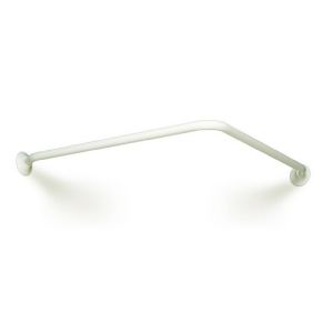 Handicare (Linido) LI2641000102 douchegordijnrail 90x90cm staal gecoat wit