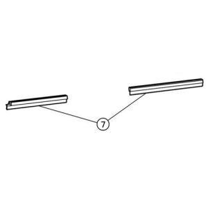 Huppe 501 Design pure, 059728 set afvoerprofielen