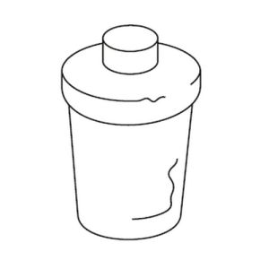 Inda One - Gealuna R46670001 flacon voor zeepdispenser extra helder transparant glas