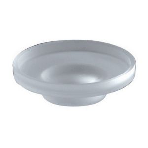 Inda R46110 zeepschaal gesatineerd glas