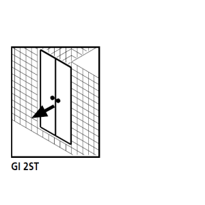 Kermi 2534062 set spatwaterdichtingen 2 x 55cm - 8mm