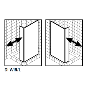 Kermi 2534046 spatwaterdichting 1 x 98,5cm - 8mm