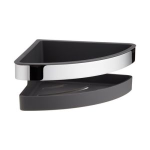 Keuco Moll 12757010001 hoekdouchekorf chroom/ antraciet