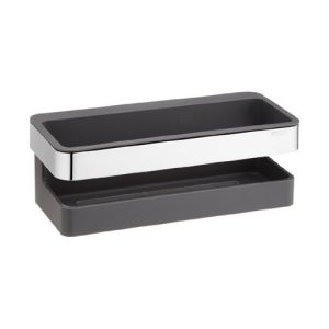 Keuco Moll 12758010001 douchekorf chroom/ antraciet